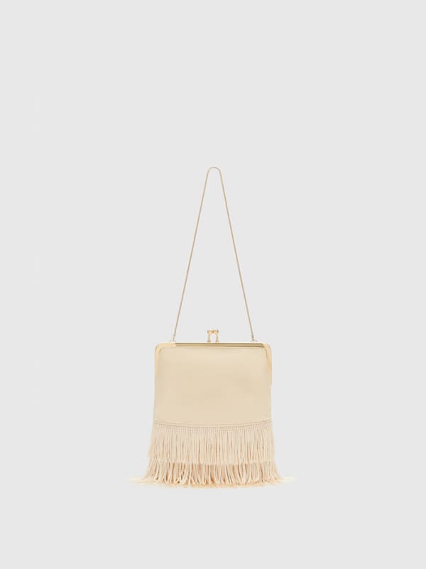 Skye Mini Bag - Cream Puff Satin